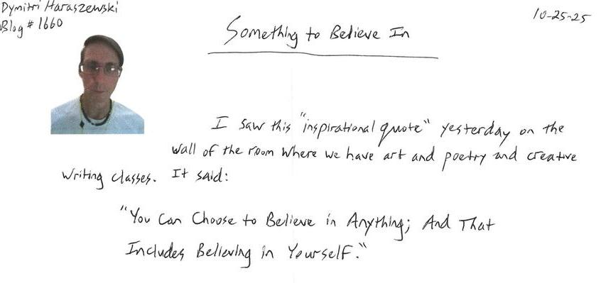 Something to Believe In