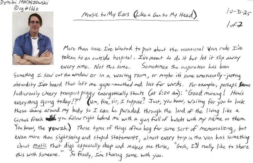 Music to My Ears (Like a Gun to My Head)