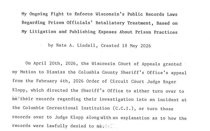 My ongoing fight to enforce Wisconsin's public records laws