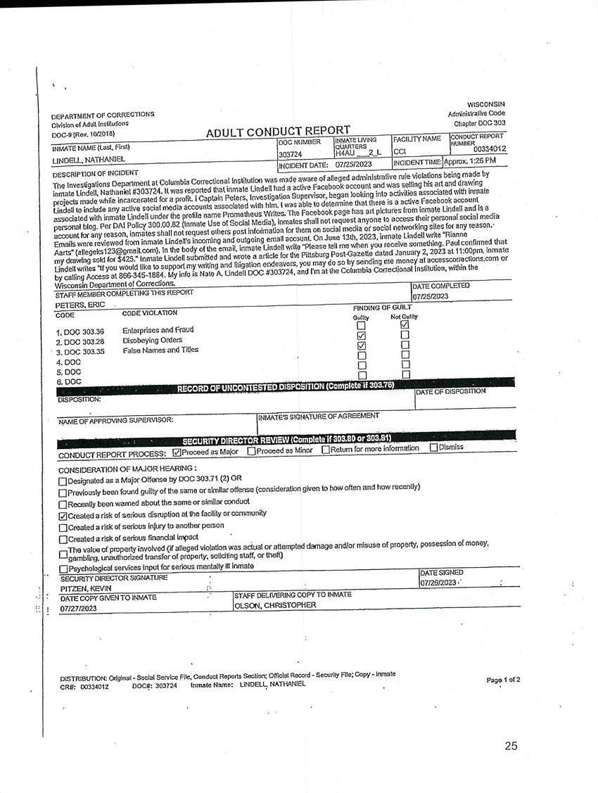 Scanned page