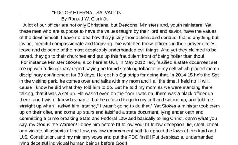 FDC or Eternal Salvation